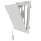Flexit Klaffventil hvit plast 100x150 mm thumbnail