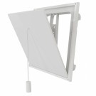 Flexit Klaffventil hvit plast 150x150 mm thumbnail