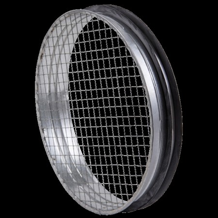 Nippel m/gitter - Ø200 mm