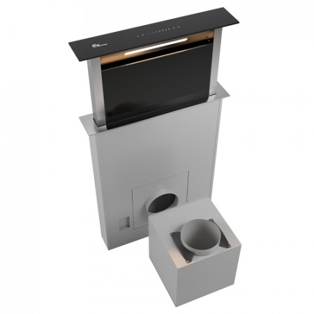 THERMEX TRENT - RUSTFRI / SVART - 580MM
