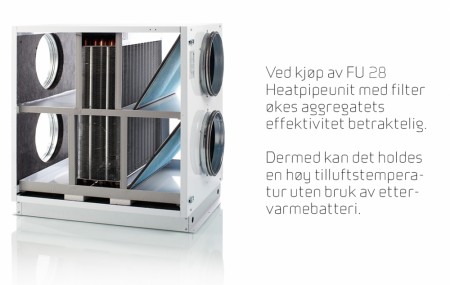 Filtersett Nilan VPL 28 Heatpipe