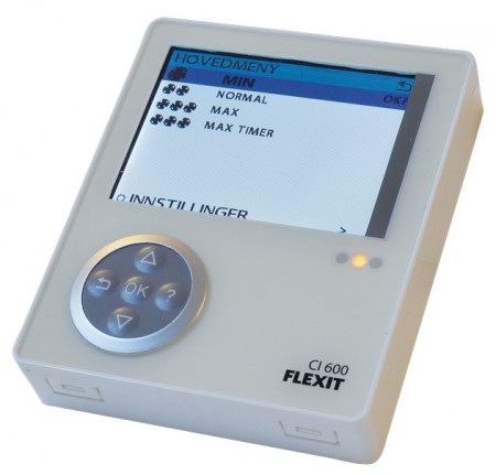 Styrepanel CI600 hvit