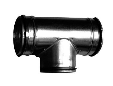 T 100-100 T-rør m/pakning